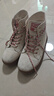 斯凱奇（Skechers）女鞋大黃靴馬丁靴厚底增高戶外中幫綁帶休閑鞋113399 自然色/NAT 38 曬單實拍圖