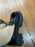 意爾康女鞋單鞋女秋季新款真皮套腳高跟厚底女休閑樂(lè )福鞋OL小皮鞋 黑色 37 曬單實(shí)拍圖