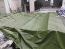 龍帆帆布篷布防雨布遮陽(yáng)布油布貨車(chē)雨布防水防曬加厚阻燃遮雨帳篷棚布 800g雙面防水帆布【阻燃款】 4*5m【可以定制 多款可選】 曬單實(shí)拍圖