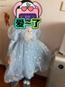 G.DUCKKIDS女童愛(ài)莎公主裙春裝2024新款春秋裙子兒童春季愛(ài)沙春款艾莎連衣裙 藍色春秋(冰雪皇冠+魔法棒) 120 cm適合身高110-120cm年齡5-6 曬單實(shí)拍圖