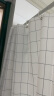 美居客 浴帘杆套装学生宿舍卫生间窗帘浴室隔断帘1.8*1.8m(畅销白格) 实拍图