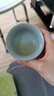 柏采汝窯茶杯 柏采窯 豆青釉 BR-110廣運(yùn)杯子開片品杯主人杯豆青色功夫茶具 廣運(yùn)杯 曬單實(shí)拍圖
