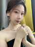 RAWNESS莫桑石轉(zhuǎn)運(yùn)戒指女輕奢高級(jí)感 食指環(huán)戒圈情侶款男潮可轉(zhuǎn)動(dòng) 黑色 美碼5號(hào)指圍49.3mm 曬單實(shí)拍圖