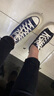 匡威（Converse）官方 1970s三星標暗夜藍灰綠色復古帆布鞋164945C 164945C 36.5 曬單實(shí)拍圖