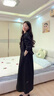 GARNUO卡其色風(fēng)衣外套女中長款2025春秋新款小個(gè)子高級感英倫風(fēng)休閑大衣 黑色 M 【111-130斤】 曬單實(shí)拍圖