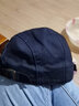 京京怡帽子男新款前進(jìn)帽字母刺繡貝雷帽男女春夏韓版鴨舌帽 藏青色 可調節 曬單實(shí)拍圖