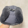 OUKACOSS男士雷鋒帽加絨加厚秋冬護耳帽防寒冬季東北騎車(chē)戶(hù)外保暖防風(fēng)雪帽 灰色 M(56-59cm)碼 曬單實(shí)拍圖