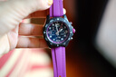 百年靈（BREITLING）【新品】ENDURANCE專(zhuān)業(yè)耐力運動(dòng)男女表38多色瑞士手表 紫色 曬單實(shí)拍圖
