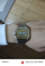 卡西歐（CASIO）小方塊防水情侶百搭時尚腕表A158WA A159/LA670-1金色簡約電子表 A158WA-9JF金框 【贈送貼膜】 曬單實拍圖
