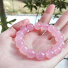 碧芳瓊收藏級天然馬達加斯加粉水晶手串招桃花星光手鏈生日禮物送對象 10mm果凍粉水晶【收藏級】 曬單實(shí)拍圖
