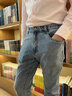 柒牌褲子牛仔褲男春夏時(shí)尚休閑合體直筒長(cháng)褲【含竹纖維】60 淺藍 32 曬單實(shí)拍圖