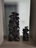 秦庭瀾境花梨實(shí)木雕刻松鶴延年擺件高檔客廳玄關(guān)裝飾品送長(cháng)輩祝壽賀壽禮品 黑檀松鶴延年【60cm】 曬單實(shí)拍圖
