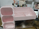 EACHY化妝品收納盒大容量桌面高級感護膚品多功能抽屜式口紅盒-櫻花粉 曬單實(shí)拍圖