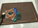 壺來(lái)運轉 宜興紫砂茶盤(pán)茶托功夫茶具長(cháng)方形簡(jiǎn)約仿電木茶盤(pán)家用茶臺套裝 老紫泥款 60*40*3.5 曬單實(shí)拍圖