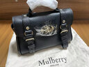 Mulberry【禮物】/瑪葆儷Alexa迷你斜挎包單肩手提學(xué)院女包 黑色 迷你 曬單實(shí)拍圖