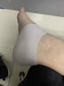 邁想日本腳后跟干裂保護套超薄防裂護足護踝足跟痛保濕硅膠男女護腳套 硅膠護腳跟-白色（2只裝） 均碼 曬單實(shí)拍圖
