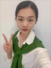 言芳諾韓國純色小披肩女秋冬外搭坎肩韓版百搭ins潮針織毛線(xiàn)圍巾 松脂綠 曬單實(shí)拍圖
