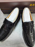 老爺車(chē)高端皮鞋男100%頭層牛皮男鞋正裝商務(wù)英倫風(fēng)樂(lè )福鞋亮面男士皮鞋 LYC1172黑色 40 曬單實(shí)拍圖