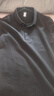 FVPX輕奢高端品牌短袖POLO衫男士夏裝翻領(lǐng)寬松 t恤休閑商務(wù)純色半袖潮 純黑色 XL （建議120-135斤） 曬單實(shí)拍圖