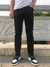 真維斯（Jeanswest）牛仔褲男商務(wù)休閑直筒男褲春秋季棉彈柔軟舒適純黑色百搭長褲子男 純黑色 32 曬單實拍圖
