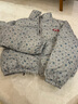 繪詩(shī)慧短款棉服女2024新款棉衣外套花棉襖學(xué)生面包服衣服女裝冬季小個(gè)子 小碎花立領(lǐng)短款棉服【灰色】 L 【建議110-120斤】 曬單實(shí)拍圖