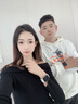 AILUO情侶手表女士潮流血糖血氧跑步戶外時尚腕表品牌生日情人節(jié)禮物 銀殼白膠帶+銀殼橙海洋表帶 曬單實(shí)拍圖