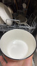 千扶里陶瓷餐具碗碟套裝釉下彩大碗家用拉面碗大號湯碗吃飯碗泡面碗 4.5英寸飯碗【6只】 曬單實(shí)拍圖