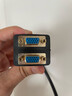一葉蘭 VGA分配器 VGA3+9 一分二高清視頻電腦顯示器分屏器一進(jìn)二出分頻器1分2線 黑色鍍金 曬單實(shí)拍圖
