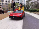 Geleeo兒童電動(dòng)車(chē)瑪莎拉蒂可坐大人雙人遙控玩具汽車(chē)親子車(chē)寶寶生日禮物 【烤漆黑】24V+腳剎+輕音電機 曬單實(shí)拍圖