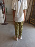 兒童套裝夏天女孩子衣服10歲以上小學(xué)生中大童女裝12歲-15歲初中 兔子短袖套裝-牛油果綠 150 (建議身高135-145) 曬單實(shí)拍圖