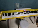 卡西歐（CASIO）電鋼琴PX-S7000系列專(zhuān)業(yè)演奏考級培訓88鍵重錘踏板琴架一體化設計 PXS7000緗黃+圓形升降琴凳 曬單實(shí)拍圖