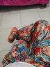 古梵莎花褲子女夏季薄款寬松休閑哈倫波西米亞垂感闊腿褲燈籠褲沙灘長(cháng)褲 棉綢料1608腰果花桔色 S 曬單實(shí)拍圖