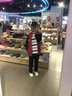 風(fēng)采兔 衛(wèi)衣女春秋款2024新款復(fù)古學(xué)院風(fēng)圓領(lǐng)上衣寬松撞色條紋長袖t恤 白色 M 曬單實拍圖