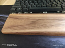 黑胡桃實(shí)木機(jī)械鍵盤掌托木質(zhì)腕托護(hù)腕墊手腕墊高手托60/87/98/104 圓邊30 曬單實(shí)拍圖