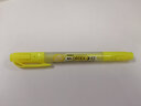 日本斑馬（ZEBRA）熒光雙頭標記筆WKT11中小學(xué)生用手帳DIY涂鴉暗色系彩色柔淡色專(zhuān)用筆記號 黃色 曬單實(shí)拍圖