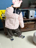 Skechers斯凱奇小暖寶羽絨服三防科技兒童秋冬季新款梭織短款外套L424K062 曬單實(shí)拍圖
