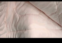 富安娜 舒暖七孔抗菌 纤维被 冬厚被 5.7斤 203*229cm 粉色 实拍图