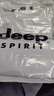 JEEP SPIRIT吉普純棉背心男夏季圓領(lǐng)無袖體恤男士外穿彈力打底衫 白色 L  曬單實拍圖