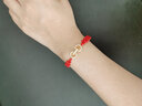珍珊琥 紅色珊瑚手鏈 佩戴氣質(zhì)優(yōu)雅 時(shí)尚顯氣質(zhì)珠寶 曬單實(shí)拍圖