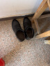 奥康（Aokang）女鞋舒适简约高帮女靴皮鞋保暖时尚女单104021037黑色39码 实拍图