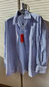 皮爾卡丹（pierre cardin）23年新款年春夏新款藍色條紋襯衫女設計感小眾藍白襯衣豎條紋長(cháng)袖 藍色條紋 L 116-130斤 曬單實(shí)拍圖