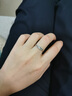 鉆石世家 至愛·共生18K金鉆石戒指情侶對(duì)戒結(jié)婚鉆戒 生日紀(jì)念日禮物 男戒2分 20號(hào) 曬單實(shí)拍圖