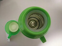 暢印時尚透明熱水瓶保溫壺小暖瓶玻璃瓶膽中藥暖壺兒童迷你保溫瓶 透明綠色(外殼+內膽) 450ml 曬單實拍圖