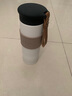 象普（SHINPUR）高顏值茶水分離不銹鋼保溫杯學(xué)生大容量男女士辦公便攜泡茶水杯 米白色450ml 曬單實(shí)拍圖