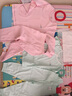 優(yōu)奇嬰兒衣服寶寶純棉護肚內衣套裝春秋新生兒睡衣秋衣秋褲分體兩件套 2套【波點(diǎn)小熊+小領(lǐng)導】 80 曬單實(shí)拍圖