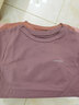 歐凱茜（Aucassie）2025夏季女裝半袖上衣跑步瑜伽健身高彈修身透氣速干運動(dòng)短袖t恤 柔紫色 M (體重95-108) 曬單實(shí)拍圖