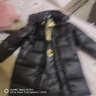 雅鹿雅鹿兒童羽絨服長(cháng)款2024新款兒童防寒羽絨外套黑色150碼 曬單實(shí)拍圖