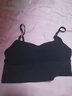 俞兆林運動(dòng)背心網(wǎng)紅內衣女無(wú)鋼圈美背文胸高中學(xué)生少女打底吊帶裹胸 646吊帶款-黑色 均碼 （80-125斤） 曬單實(shí)拍圖