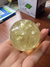 莫尼森天然原礦黃色水晶球擺件風(fēng)水球客廳玄關(guān)廚房西北角裝飾品喬遷禮物 精選直徑7厘米(送底座) 曬單實(shí)拍圖