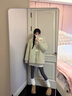 與欣羽棉襖絨服女女冬季新款棉衣棉服女2024年小個(gè)子韓系冬裝夾棉外套 豆綠 曬單實(shí)拍圖